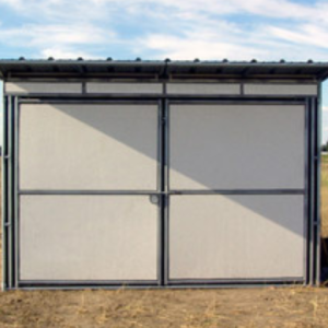 12x12 Shelter with Double Solid Front Door
